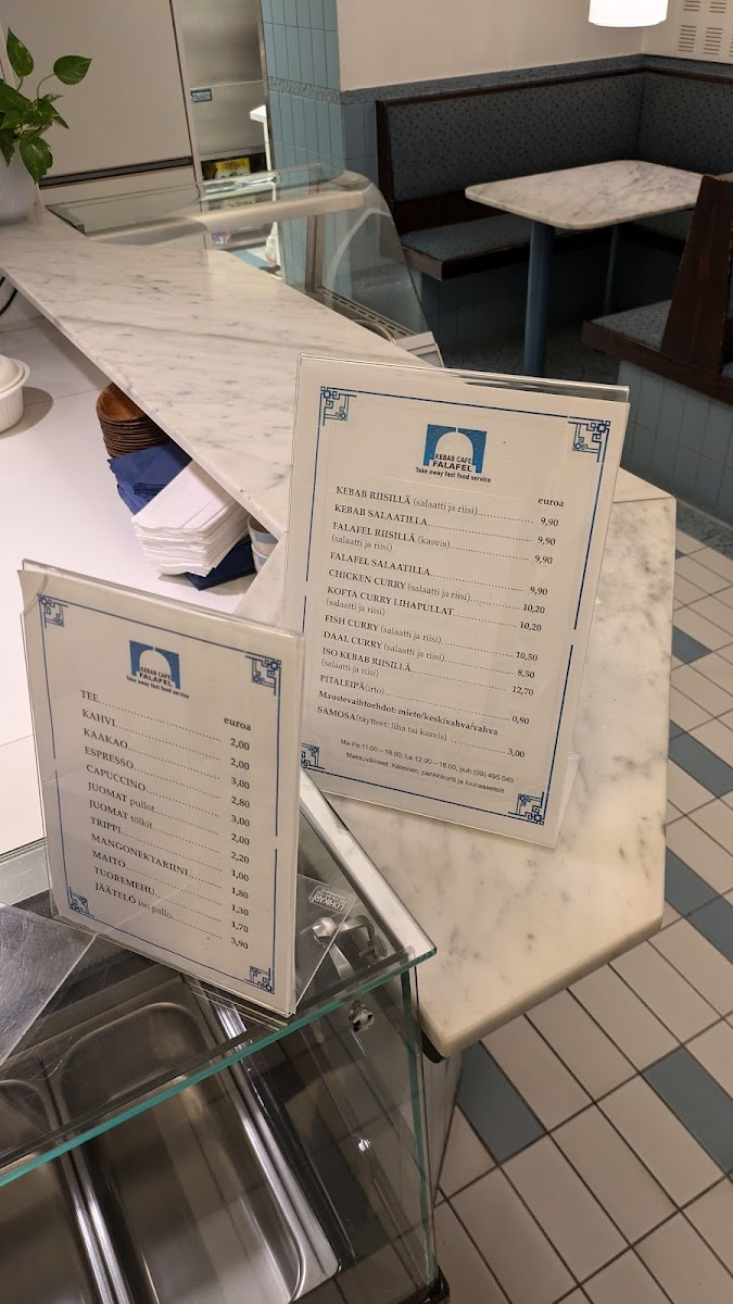 Menu Kebab Cafe Falafel-1